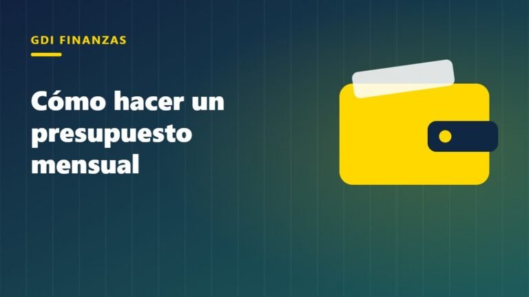 Cartera amarilla que representa el presupuesto mensual