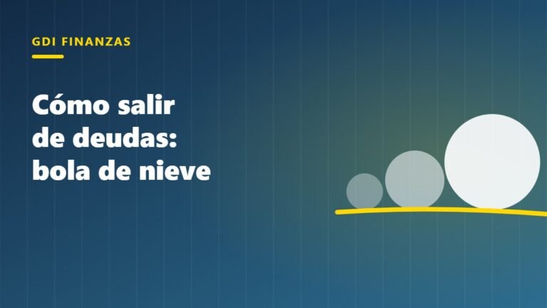 Bolas de nieve de tamaño creciente que representan el método bola de nieve para pagar deudas