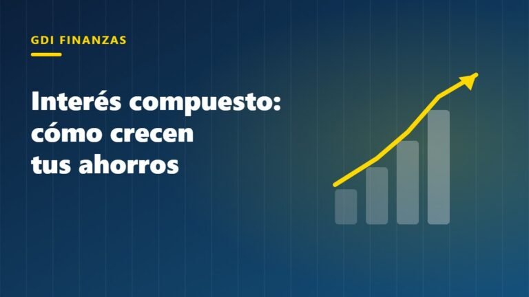 Gráfica de barras ascendente que representa el interés compuesto