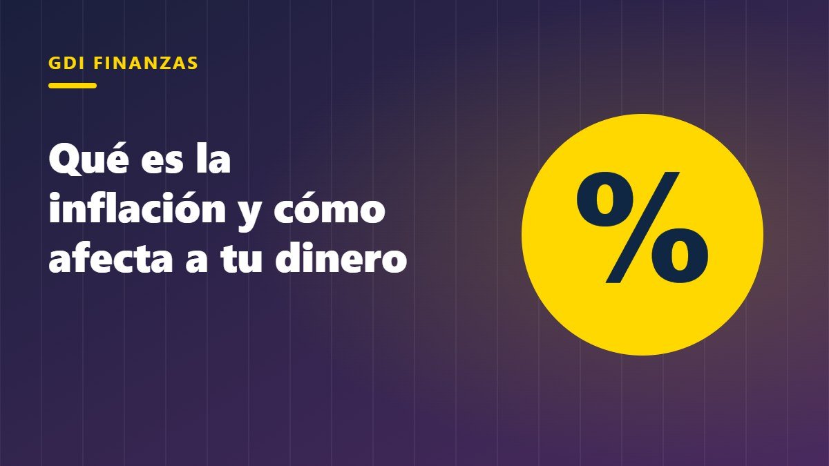 Símbolo de porcentaje que representa la inflación